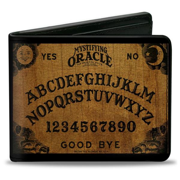 Buckle-Down Bi-Fold Wallet - Ouija Board Replica Black/Wood Grain