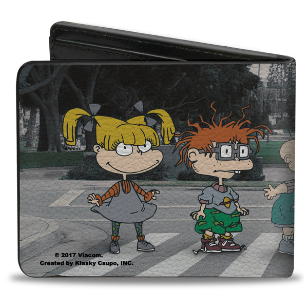 Buckle-Down Bi-Fold Wallet - Rugrats 6-Character Road Crossing Scene