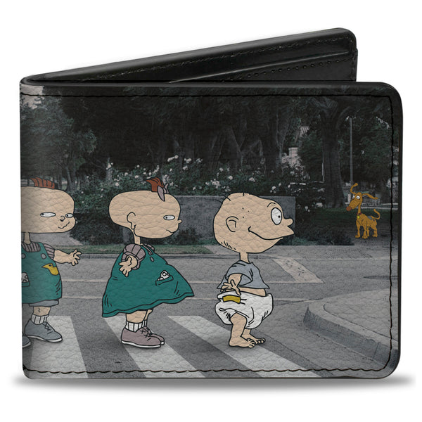 Buckle-Down Bi-Fold Wallet - Rugrats 6-Character Road Crossing Scene