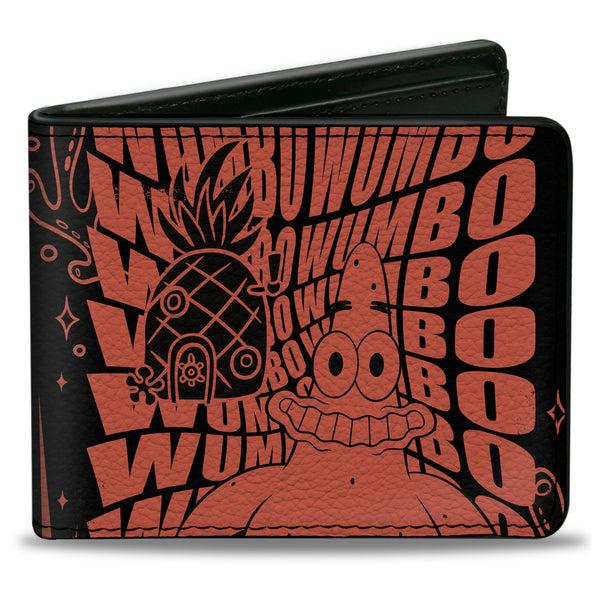 Buckle-Down Bi-Fold Wallet - SpongeBob Patrick Star WUMBO Pose Black/Red
