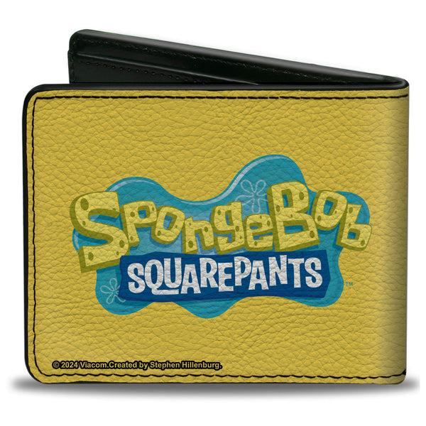 Buckle-Down Bi-Fold Wallet - SPONGEBOB SQUAREPANTS STILL NO PICKLES And Title Logo Yellow/Multi Color