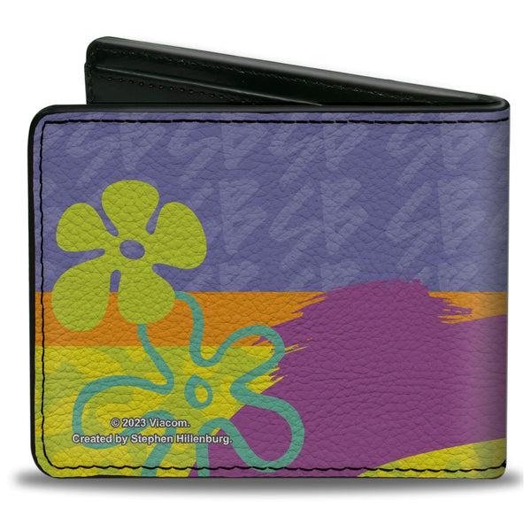Buckle-Down Bi-Fold Wallet - SpongeBob SquarePants Winking Pose Multi Color