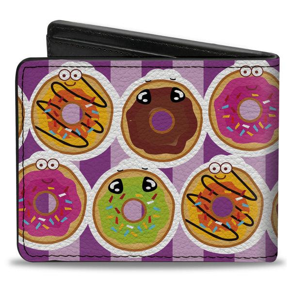 Buckle-Down Bi-Fold Wallet - Sprinkle Donut Expressions Pink