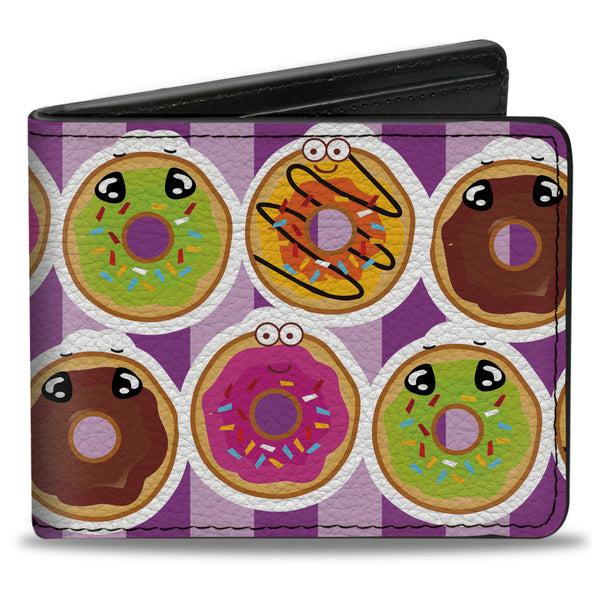 Buckle-Down Bi-Fold Wallet - Sprinkle Donut Expressions Pink