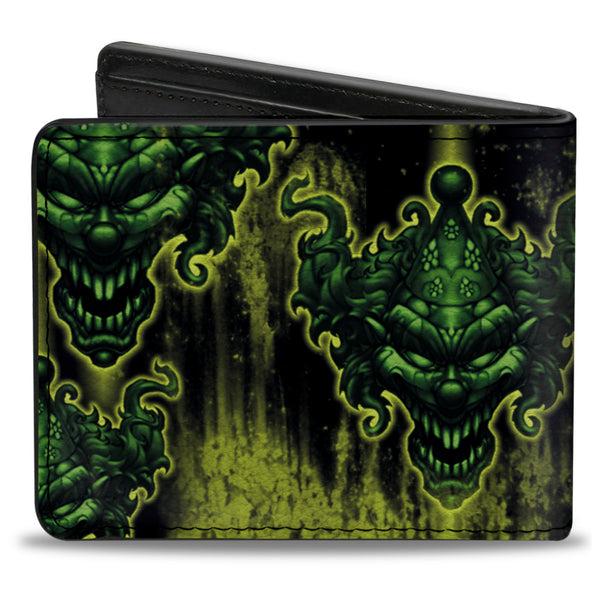 Buckle-Down Bi-Fold Wallet - Tattoo Johnny-Evil Clown