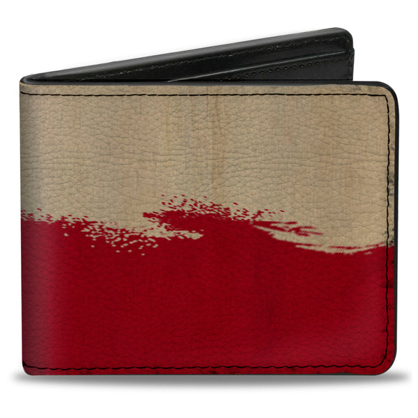 Buckle-Down Bi-Fold Wallet - Texas Flag Distressed Painting