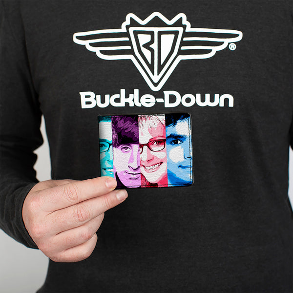 Buckle-Down Bi-Fold Wallet - The Big Bang Theory Characters Panels Multi Color
