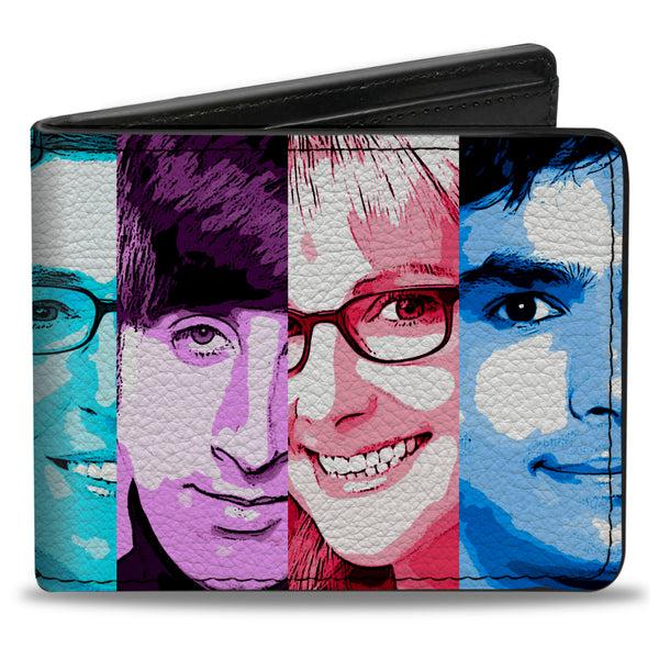 Buckle-Down Bi-Fold Wallet - The Big Bang Theory Characters Panels Multi Color