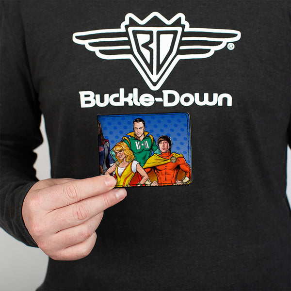 Buckle-Down Bi-Fold Wallet - The Big Bang Theory Superhero Characters2