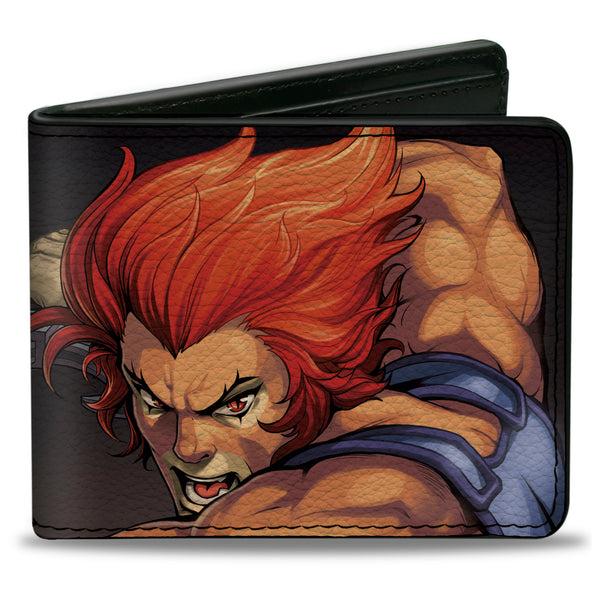 Buckle-Down Bi-Fold Wallet - THUNDERCATS Lion-O Sword of Omens Title Logo Pose Black
