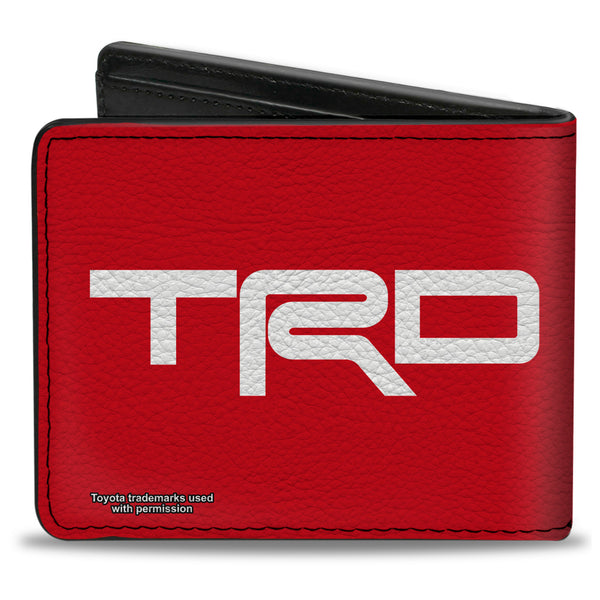 Buckle-Down Bi-Fold Wallet - Toyota Racing Development TRD Logo Red/White