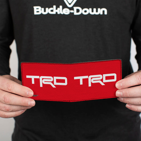 Buckle-Down Bi-Fold Wallet - Toyota Racing Development TRD Logo Red/White