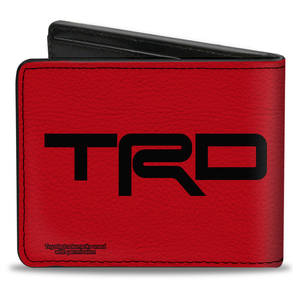 Buckle-Down Bi-Fold Wallet - Toyota Racing Development TRD Logo Red/Black