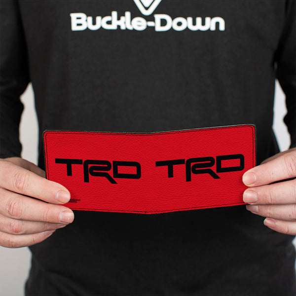 Buckle-Down Bi-Fold Wallet - Toyota Racing Development TRD Logo Red/Black