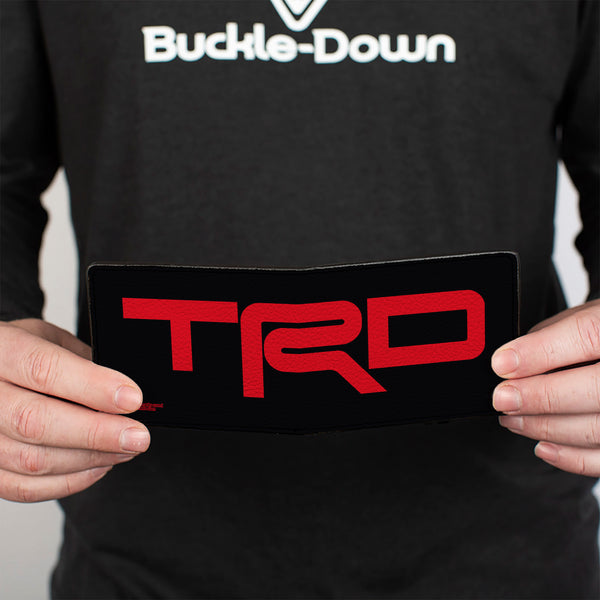 Buckle-Down Bi-Fold Wallet - Toyota Racing Development TRD Logo Stretch Black/Red