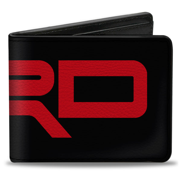 Buckle-Down Bi-Fold Wallet - Toyota Racing Development TRD Logo Stretch Black/Red