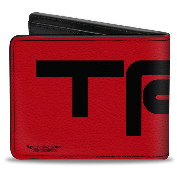 Buckle-Down Bi-Fold Wallet - Toyota Racing Development TRD Logo Stretch Red/Black