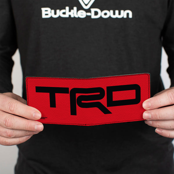 Buckle-Down Bi-Fold Wallet - Toyota Racing Development TRD Logo Stretch Red/Black