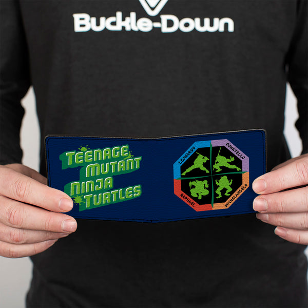Buckle-Down Bi-Fold Wallet - Turtle Octagon Poses + TEENAGE MUTANT NINJA TURTLES