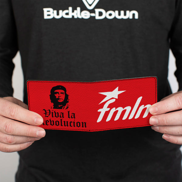 Buckle-Down Bi-Fold Wallet - VIVA LA REVOLUCION Che W Fmln Red