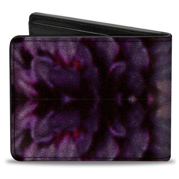 Buckle-Down Bi-Fold Wallet - Vivid Floral Collage Pinks