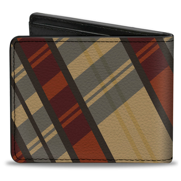 Buckle-Down Bi-Fold Wallet - Americana Plaid X