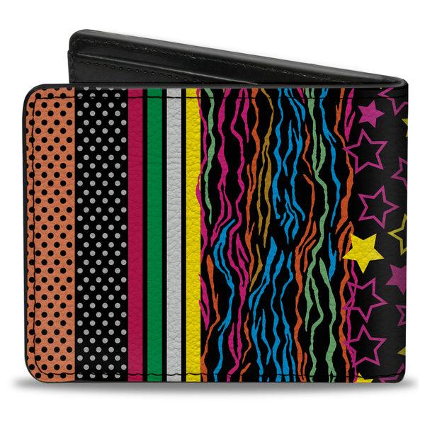 Buckle-Down Bi-Fold Wallet - Animal Skins & Stripes 1