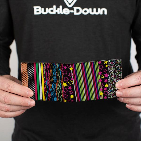 Buckle-Down Bi-Fold Wallet - Animal Skins & Stripes 1