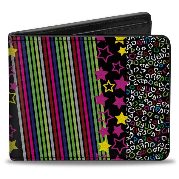 Buckle-Down Bi-Fold Wallet - Animal Skins & Stripes 1