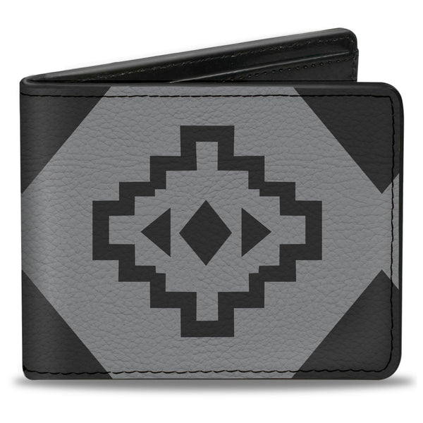 Buckle-Down Bi-Fold Wallet - Aztec21 Tonal Grays