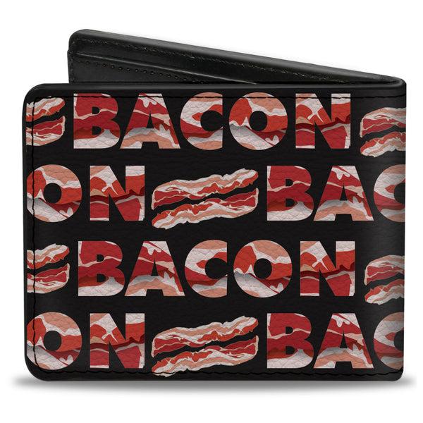 Buckle-Down Bi-Fold Wallet - BACON Baseball Script