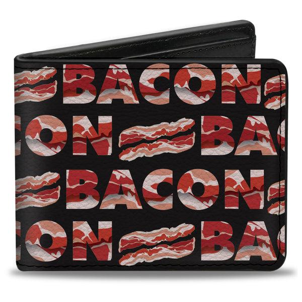 Buckle-Down Bi-Fold Wallet - BACON Baseball Script