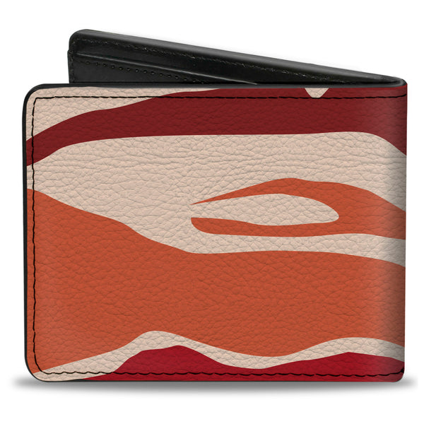 Buckle-Down Bi-Fold Wallet - Bacon CLOSE-UP