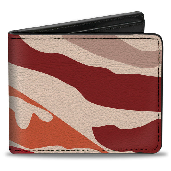 Buckle-Down Bi-Fold Wallet - Bacon CLOSE-UP