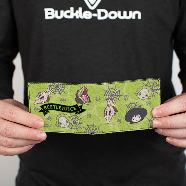 Buckle-Down Bi-Fold Wallet - Beetlejuice Characters