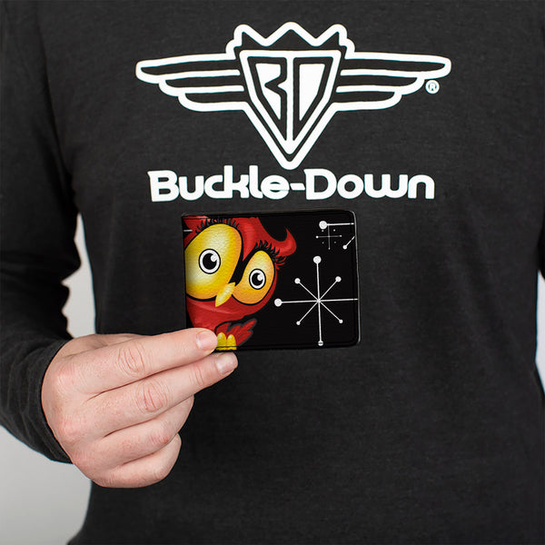 Buckle-Down Bi-Fold Wallet - Big Eye Owl