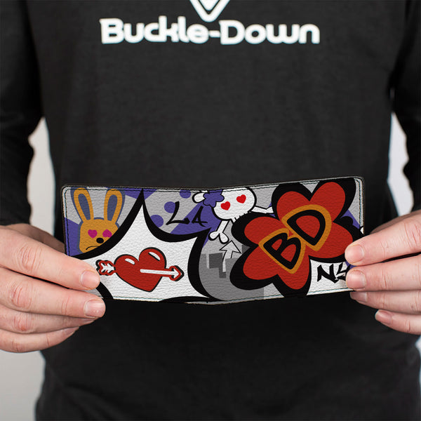 Buckle-Down Bi-Fold Wallet - Buckle-Down Cartoon