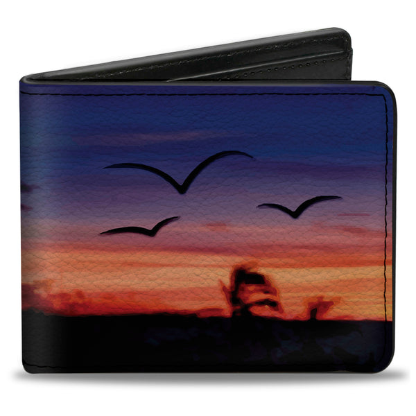 Buckle-Down Bi-Fold Wallet - California Sunset