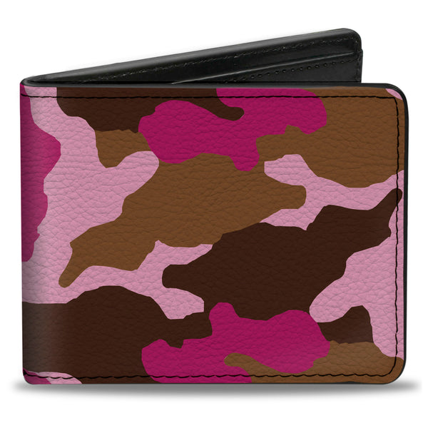 Buckle-Down Bi-Fold Wallet - Camo Pink