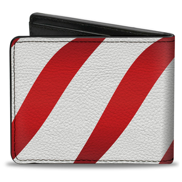 Buckle-Down Bi-Fold Wallet - Candy Cane