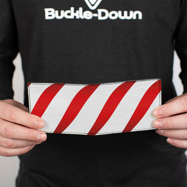 Buckle-Down Bi-Fold Wallet - Candy Cane