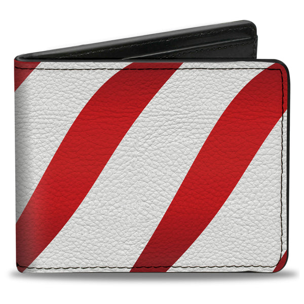 Buckle-Down Bi-Fold Wallet - Candy Cane