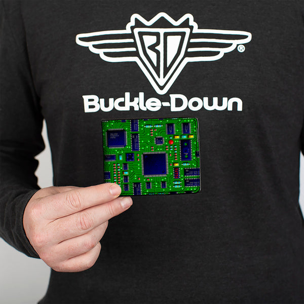 Buckle-Down Bi-Fold Wallet - Circuit Board2
