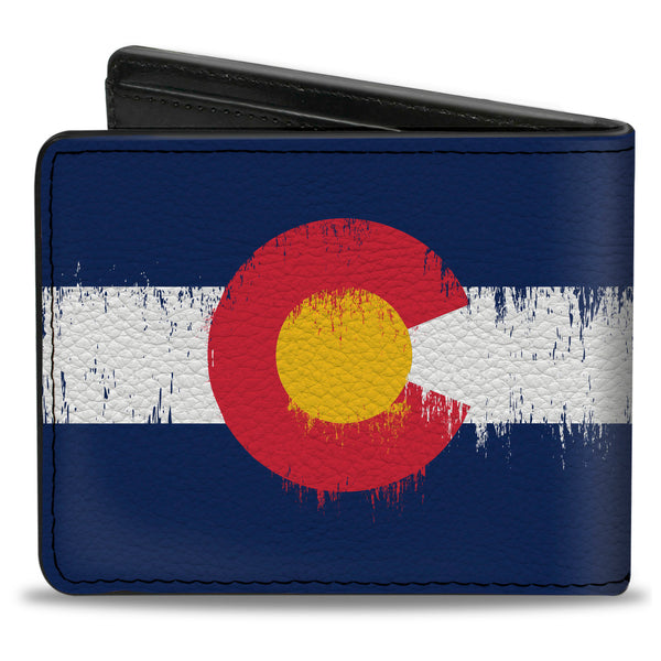 Buckle-Down Bi-Fold Wallet - Colorado Flag Weathered