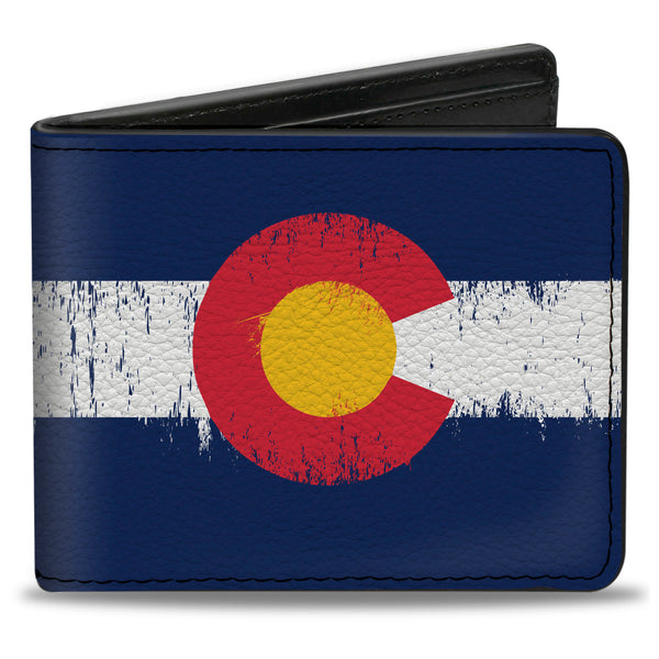Buckle-Down Bi-Fold Wallet - Colorado Flag Weathered