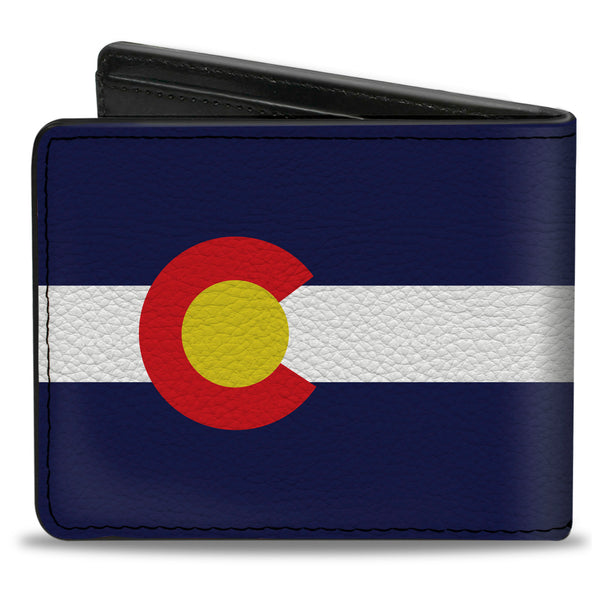 Buckle-Down Bi-Fold Wallet - Colorado Flags