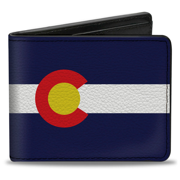 Buckle-Down Bi-Fold Wallet - Colorado Flags