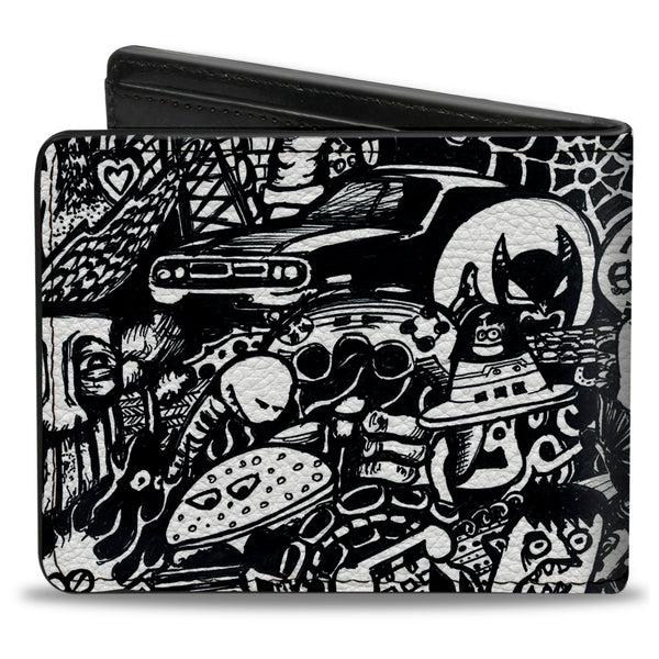 Buckle-Down Bi-Fold Wallet - Comic Nightmare