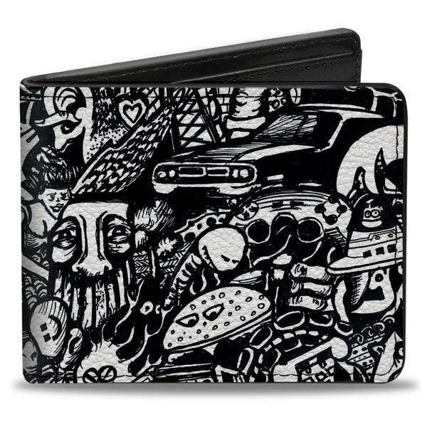Buckle-Down Bi-Fold Wallet - Comic Nightmare