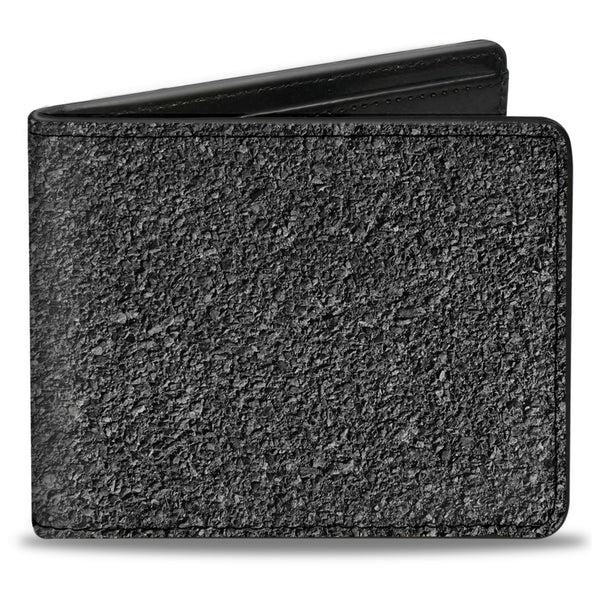 Buckle-Down Bi-Fold Wallet - Concrete Finish Grays